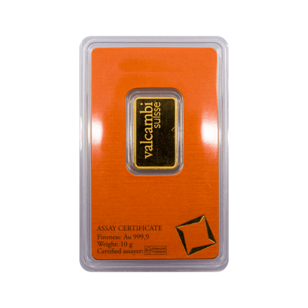 Gold bar 10g Valcambi
