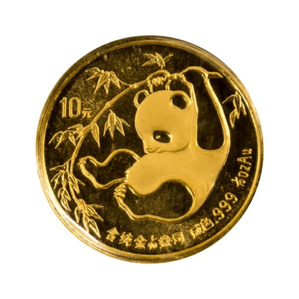 China Panda Goldmünze
