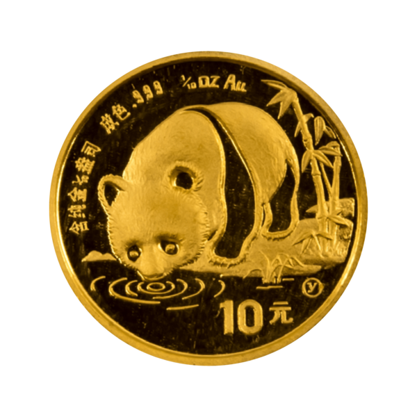 Čínska zlatá minca Panda