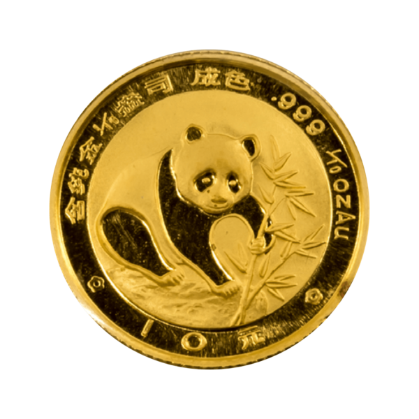 Čínska zlatá minca Panda