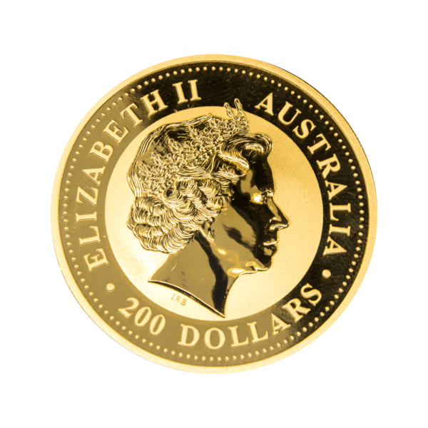 Золотая монета "Австралийский самородок" весом 2 унции