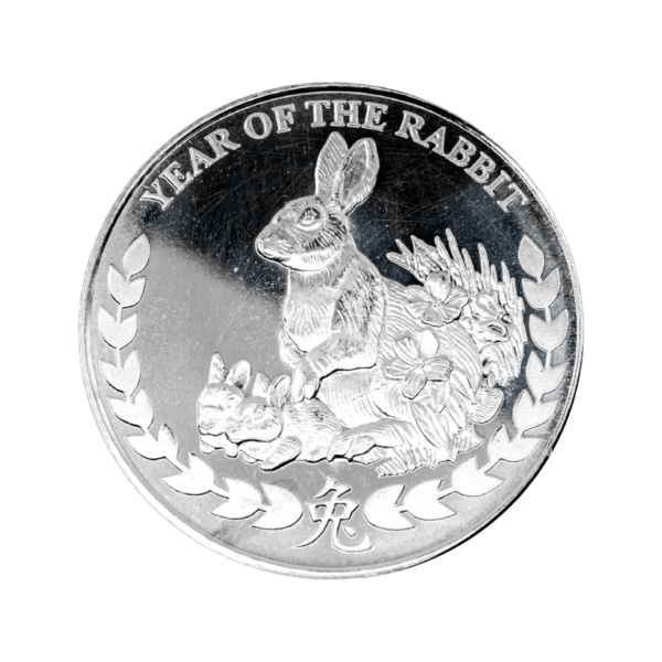 Australian Lunar Series Hare 1 Ounce 1000 Shillings 2011 (diff.)