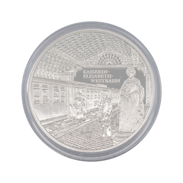 20 Euro Silbermünze "Die Kaiserin Elisabeth Westbahn"