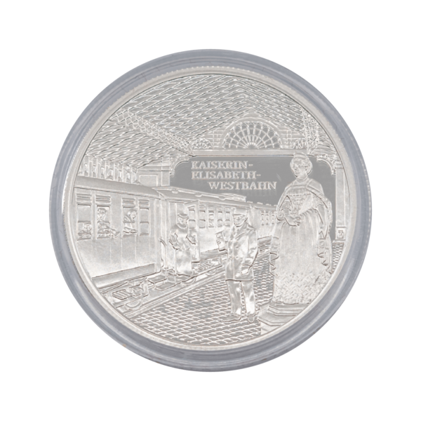 20 Euro Silver Coin &quot;The Empress Elisabeth Western Railway&quot;.