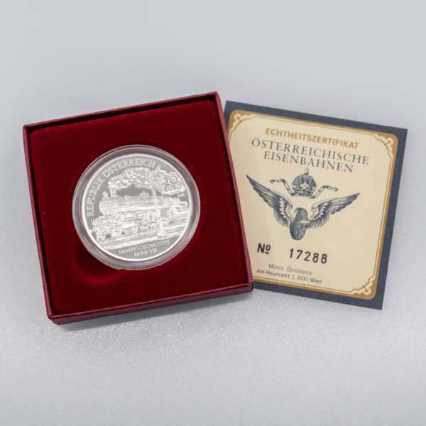20 Euro Silbermünze "Belle Epoque" mit Verpackung