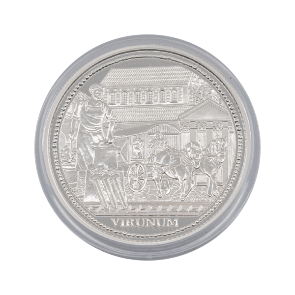 Серебряная монета номиналом 20 евро &quot;Вирунум