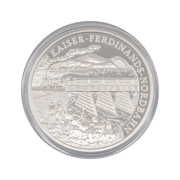 20 Euro Silbermünze "Kaiser Ferdinands Nordbahn"