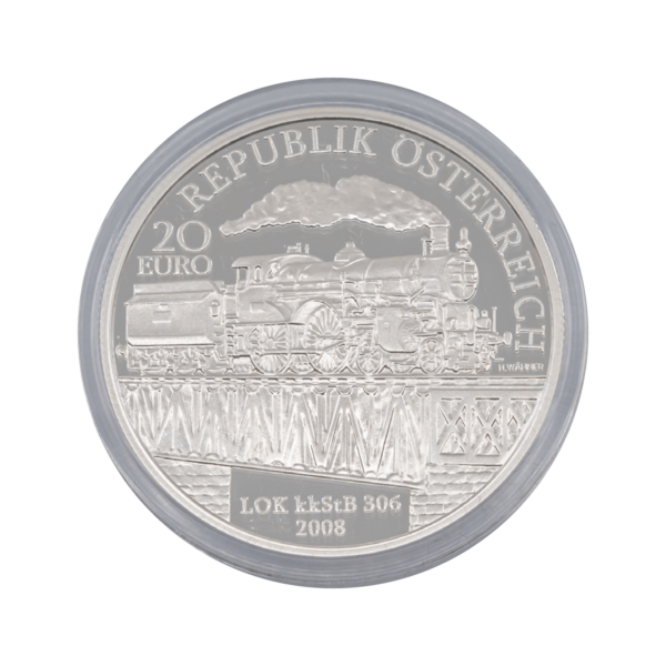 20 Euro Silbermünze "Die Kaiserin Elisabeth Westbahn"