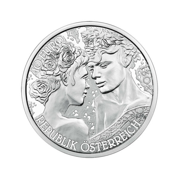 10 Euro Silbermünze "Die Rose"