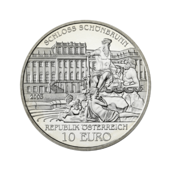 10 Euro Silbermünze „Schloss Schönbrunn“ PP