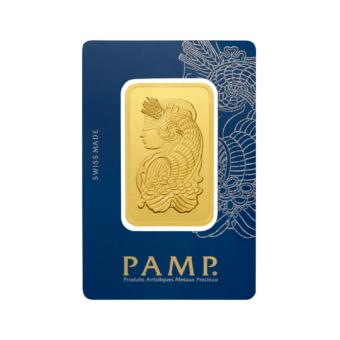 PAMP Goldbarren 100g mit Verpackung