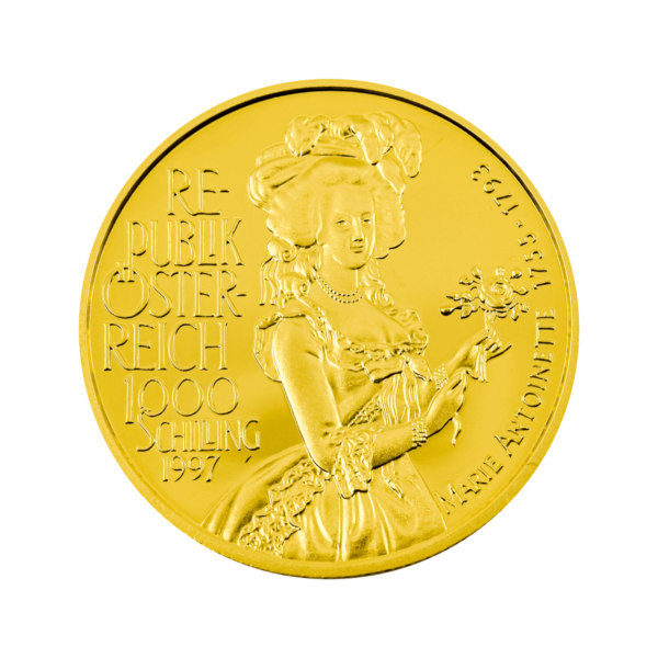Мария Антуанетта 1997 | 1000 ATS | Золотая монета