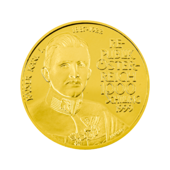 Kaiser Karl I. 1999 | 1000 ATS | Goldmünze