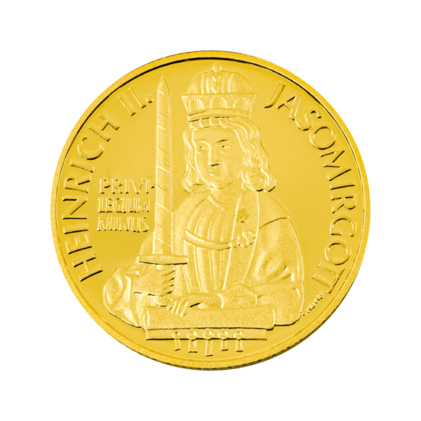 Heinrich ll. Jasomirgott 1996 | 500 ATS | Goldmünze