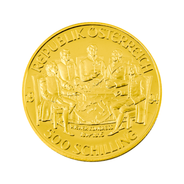 Wiener Kongress 1994 | 500 ATS | Goldmünze – Bild 2