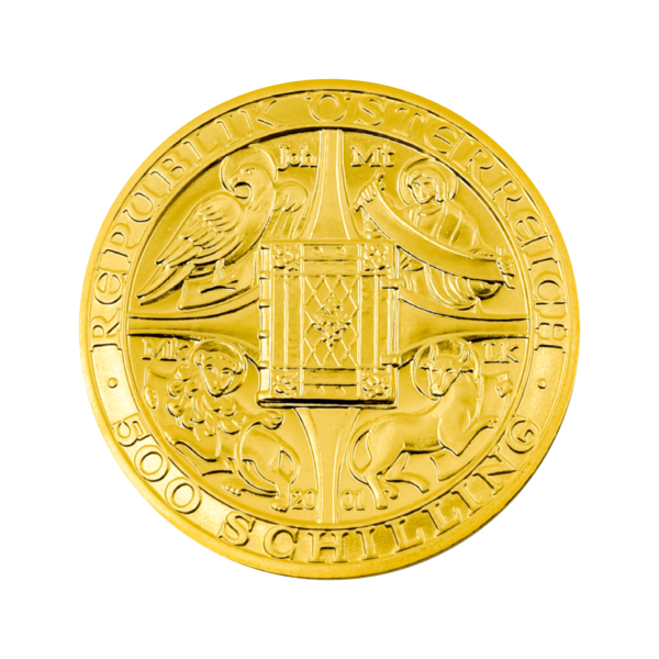 Die Bibel | 2001 | 500 ATS | Goldmünze – Bild 2