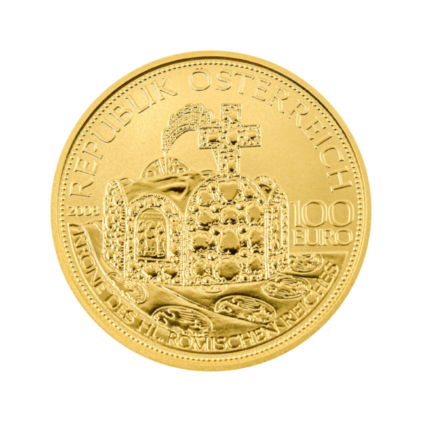 Die Krone des Hl. Röm. Reiches 2008 | 100 Euro | Goldmünze – Bild 2