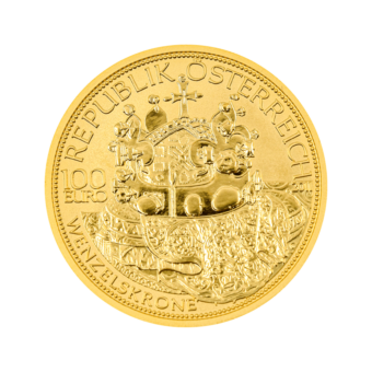 Die Wenzelskrone Böhmens 2011 | 100 Euro | Goldmünze