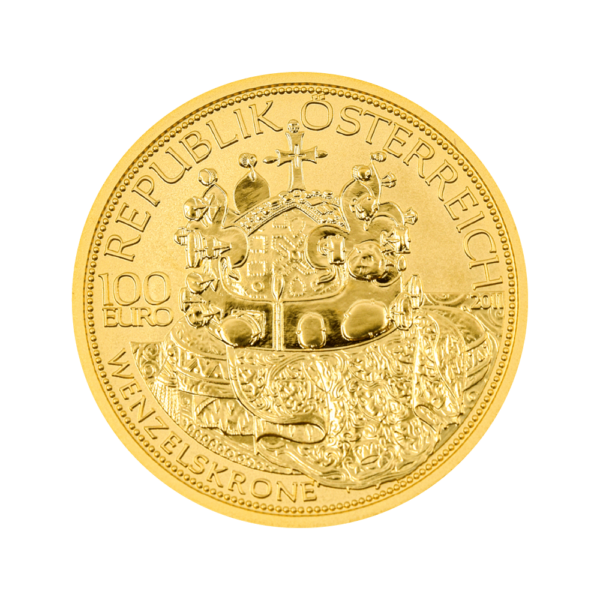 Die Wenzelskrone Böhmens 2011 | 100 Euro | Goldmünze
