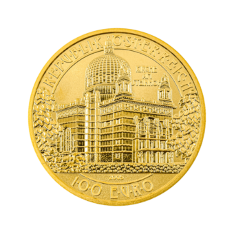 Kirche am Steinhof 2005 | 100 Euro | Goldmünze
