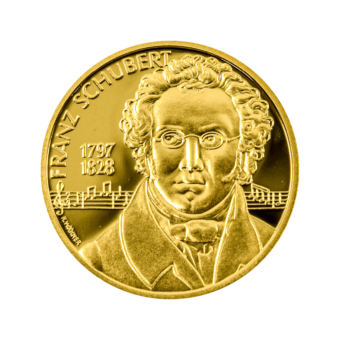 Franz Schubert 1997 | 500 ATS | Goldmünze