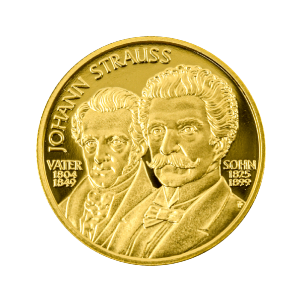 J. Strauß Vater und Sohn 1999 | 500 ATS | Goldmünze