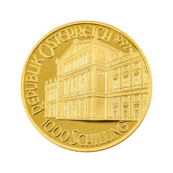 Strauß 1992 | 1000 ATS | Goldmünze – Bild 2