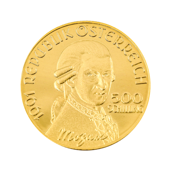 Commemorative coin W. A. Mozart