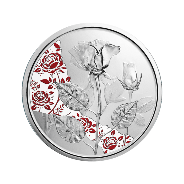 10 Euro Silbermünze "Die Rose"