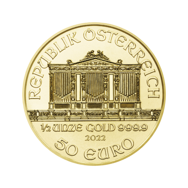Vienna Philharmonic 1/2 ounce 50 euro