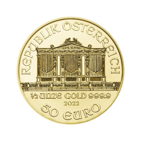 Wiener Philharmoniker 1/2 unce 50 eur