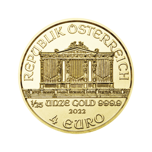 Vienna Philharmonic 1/25 Ounce 4 Euro