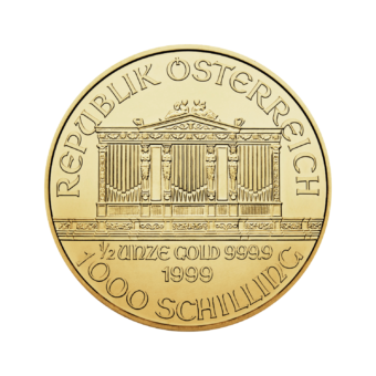 Wiener Philharmoniker 1/2 Unze 1000 Schilling