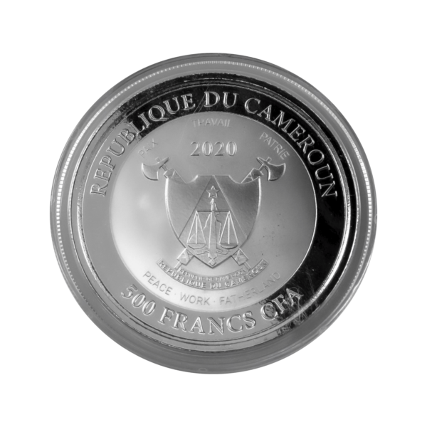 Gümüş Kamerun Mandrill 1 Ons | Bölünmüş Yıllar | Farklı Vergilendirilmiş
