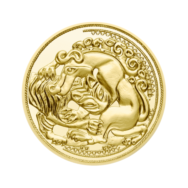 Золотая монета Золото скифов 2022 г.