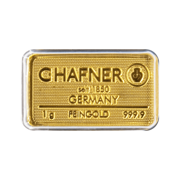 Gold bar | C.Hafner | 1 gram