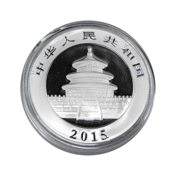 Silver China Panda 2015 1 oz differential taxation