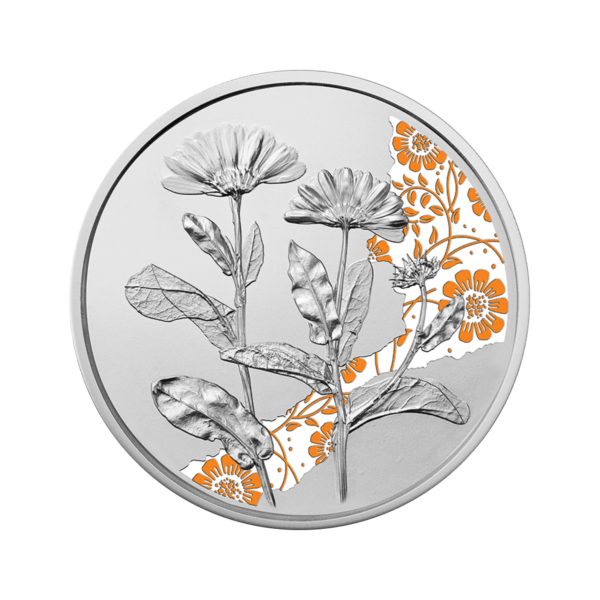 10 Euro Silbermünze “Die Ringelblume” (Polierte Platte)