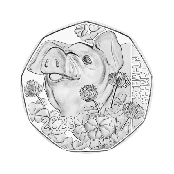 Silver New Year Coin 2023 | "Pig had it"