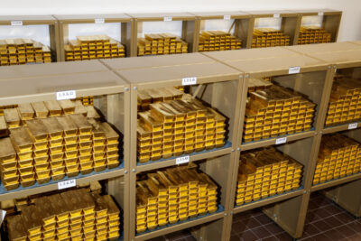 Goldbarren Aufbewahrung