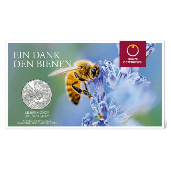 Easter Coin 2023 | Silver Coin "Bee Dance" (Hand Lifted)
