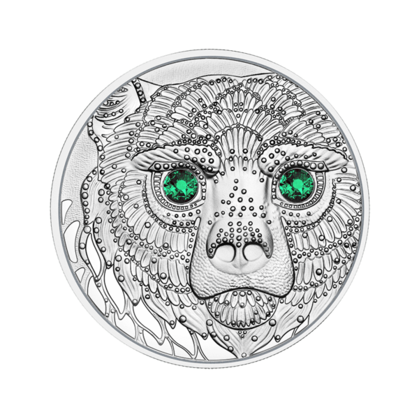 Silver coin | "America - healing power of the bear" | 2023