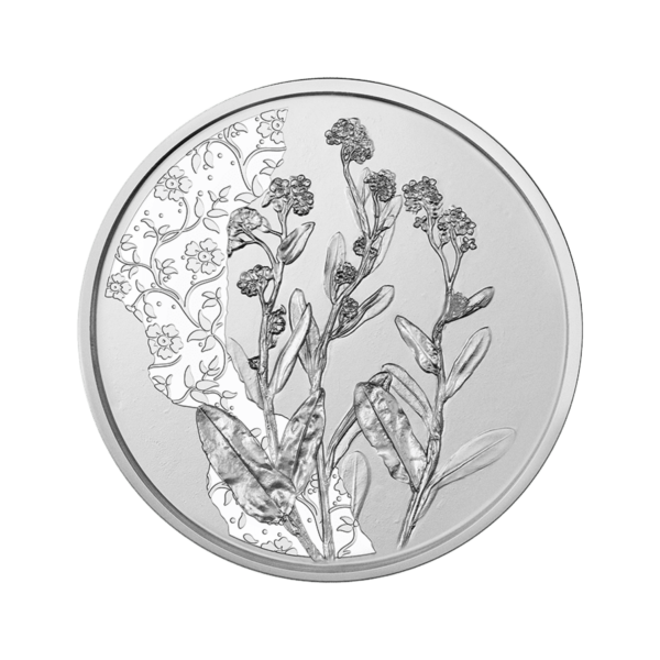 10 Euro Silbermünze “Das Vergissmeinnicht” 2023 (Handgehoben)