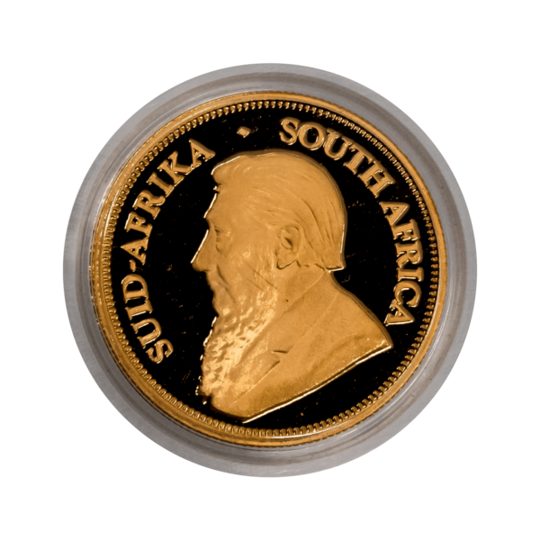 Золотые монеты | Престижный набор Крюгерранд мл. 2000 г. | вкл. деревянный коллекционный футляр