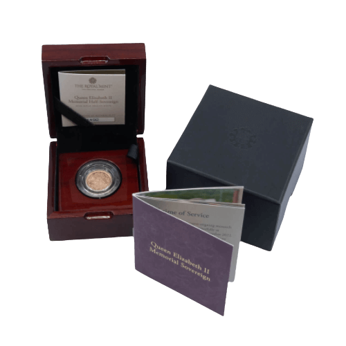 Memorial 1/2 Sovereign Elisabeth II 2022