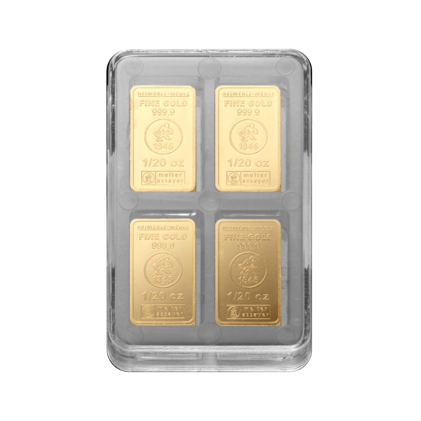 Heimerle & Meule UnityBox | 20 x 1/20 Unze | Gold