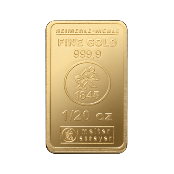 Heimerle & Meule UnityBox | 20 x 1/20 Unze | Gold – Bild 2