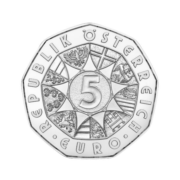 "Narzissen" | 5 Euro | Handgehoben | Silbermünze – Bild 3