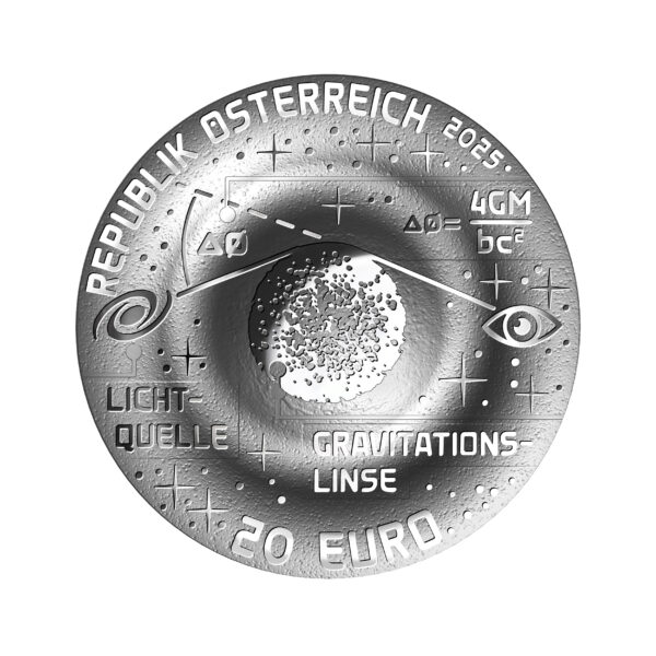 "Einsteinring" | Silbermünze | 2025 – Bild 2